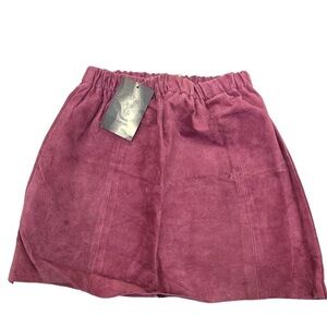 NWT Urban Outfitters Mini Skirt XS/S  Pink Suede by Urban Renewal